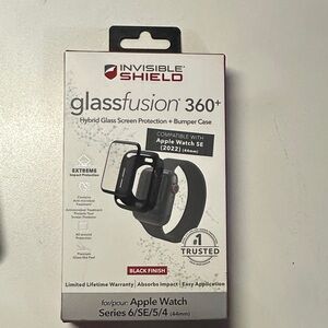 GlassFusion 360+ Screen Protector for Apple Watch - Black